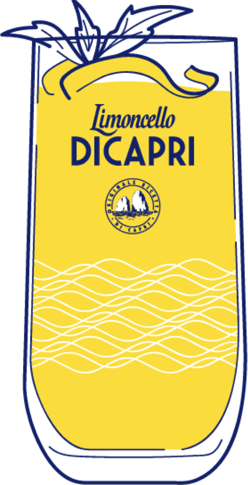 Limoncello di Capri - DI CAPRI TONIC - cocktail illustration