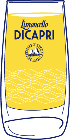 Limoncello di Capri - DI CAPRI NEAT - cocktail illustration