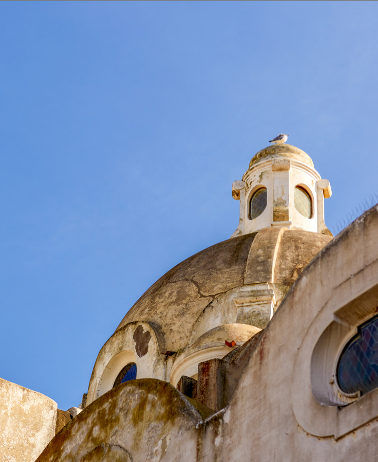 Limoncello of Capri | Detail of a church in Capri